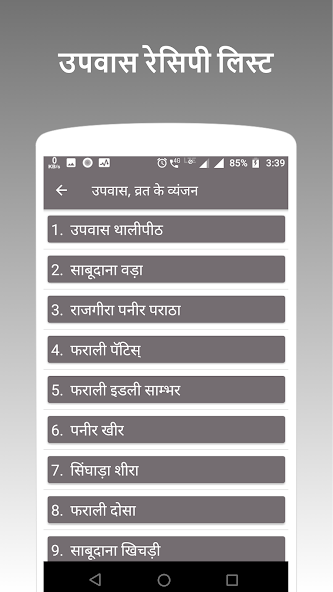 Upvas , Vrat (Fasting) Recipes