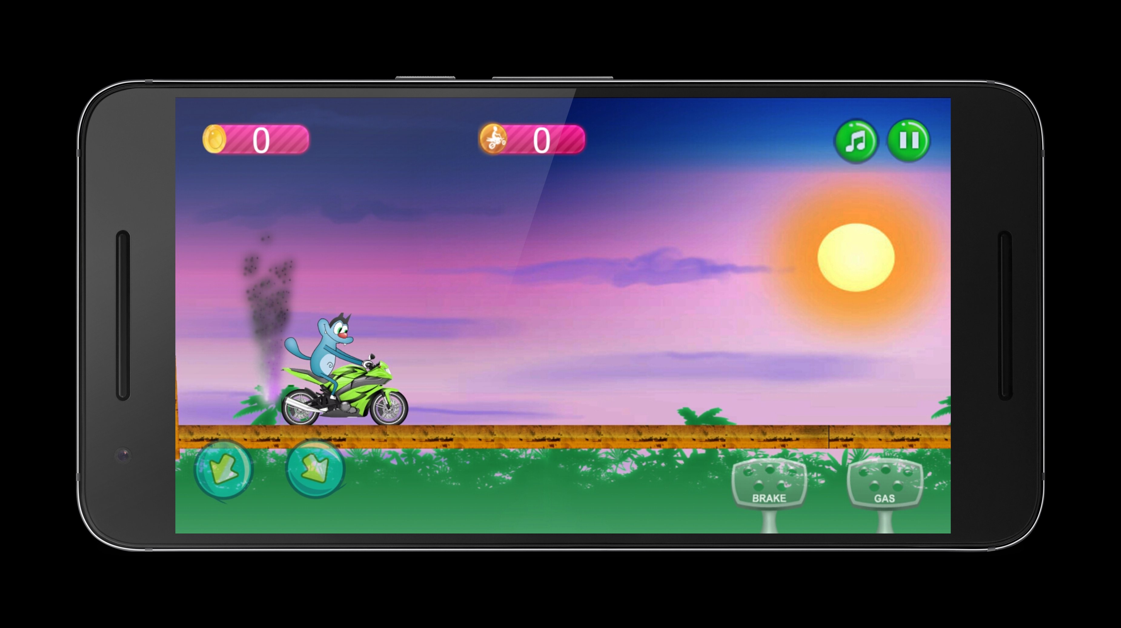 Oggy Moto Bike Drive