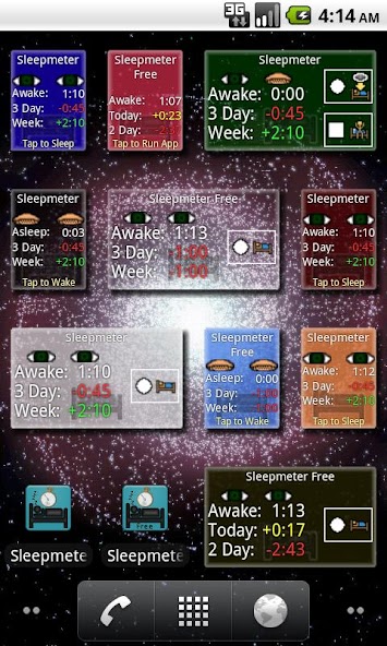 Sleepmeter Widget