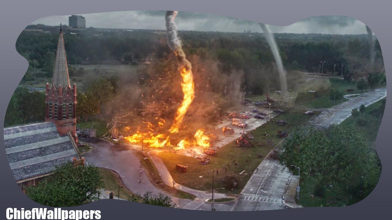 Tornado Fire Wallpaper