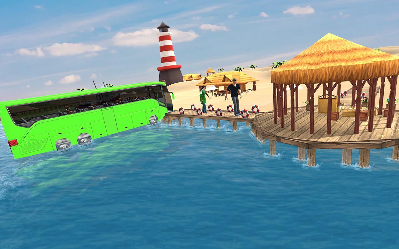 Beach Taxi Bus Driving Simulator