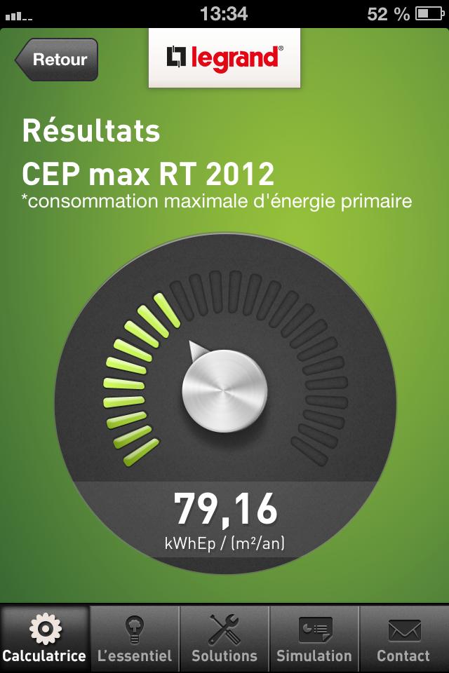 RT 2012, l'essentiel. Legrand
