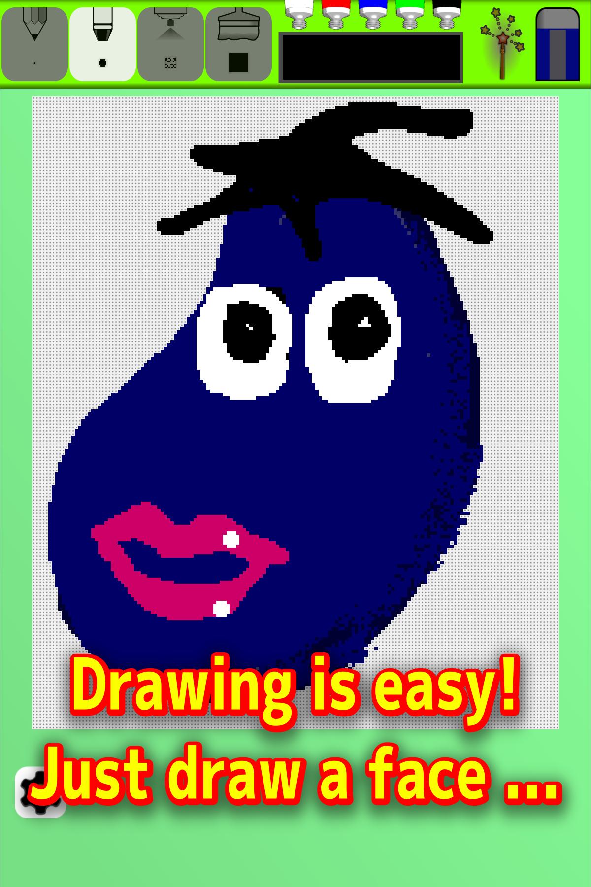 Draw->Dance! Drawing the face