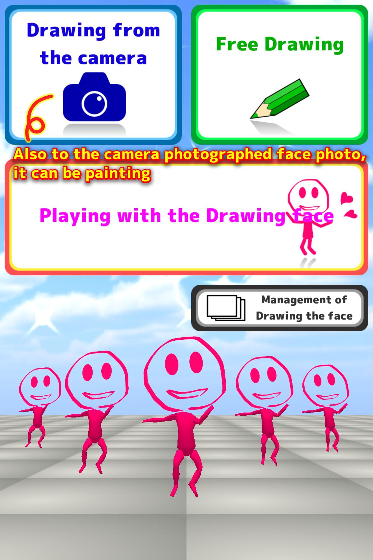 Draw->Dance! Drawing the face