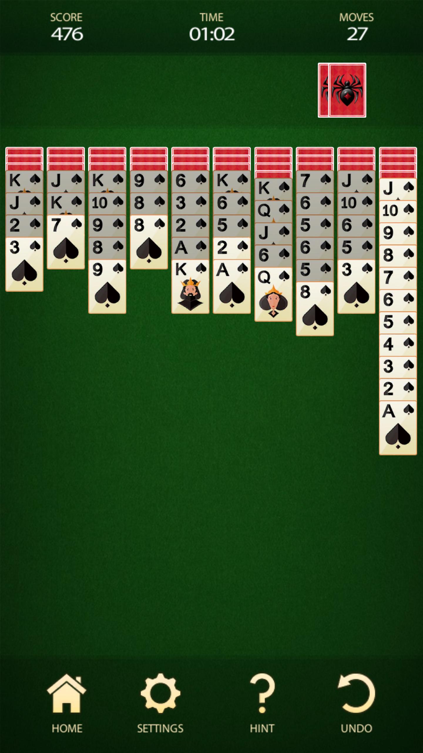 Spider Solitaire: Card Game