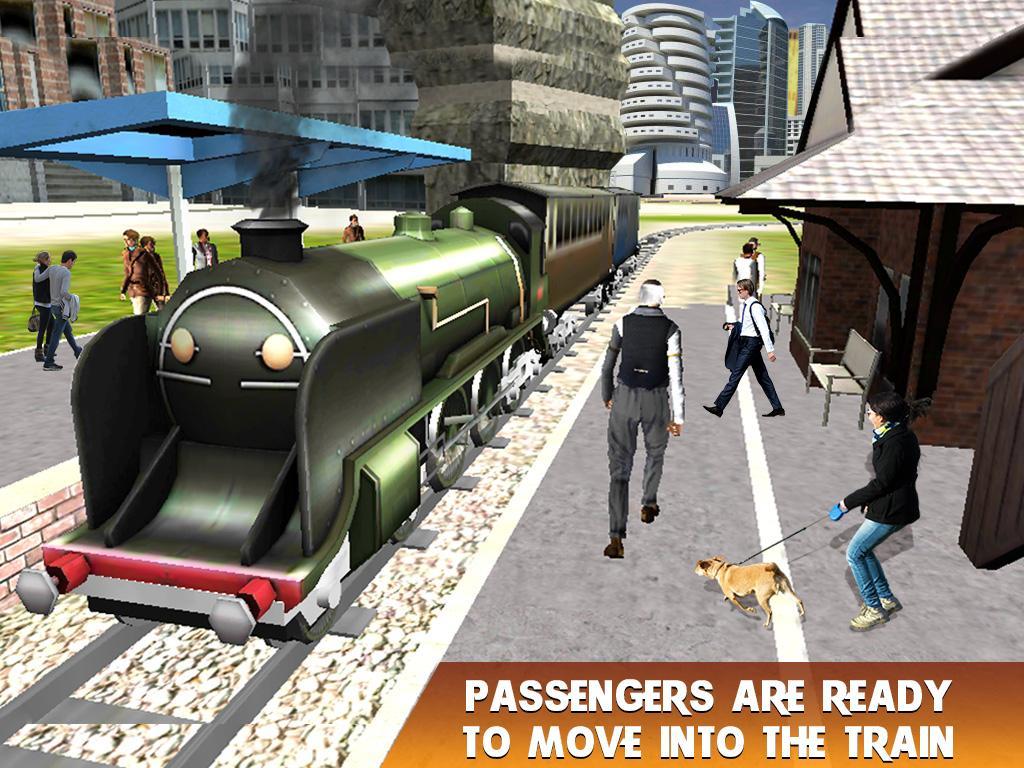 3D City Passenger Train Driver