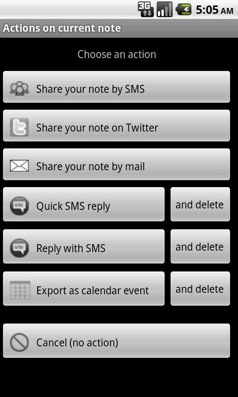 Sms to Desktop note (Trial)