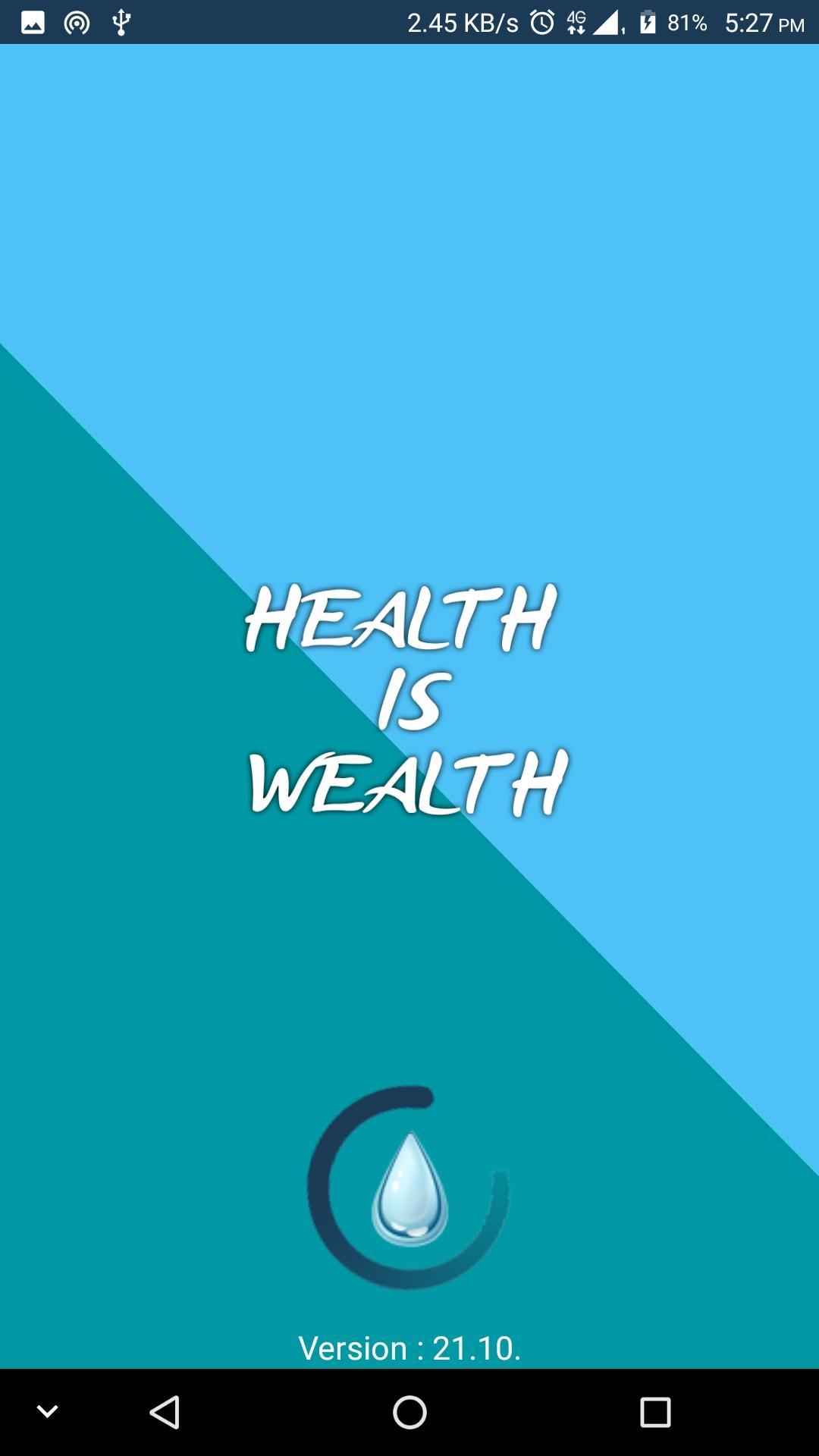 Drinking water reminder