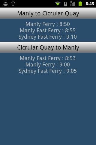 Manly Ferry