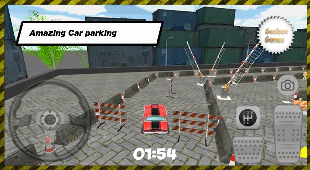 Real Red Car Parking