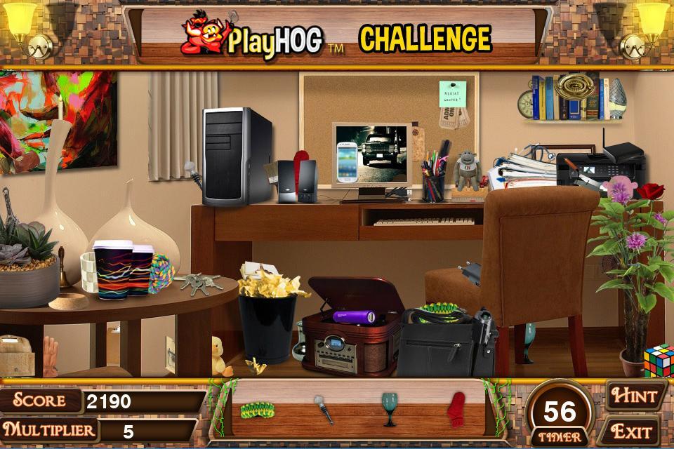 Challenge #24 Around the House Hidden Object Games