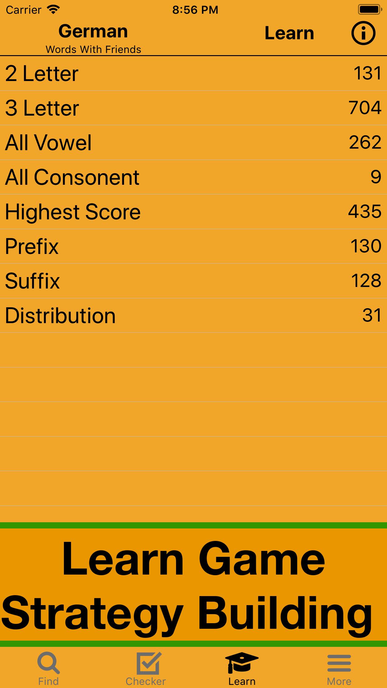 Deutsche Word Cheat for WWF Scrabble Wordfeud