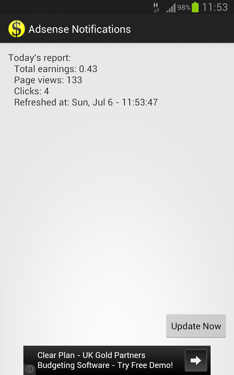 Notifications for Adsense Free