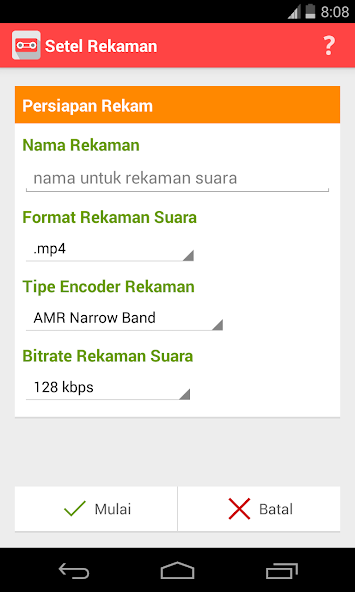 Rekam Suara
