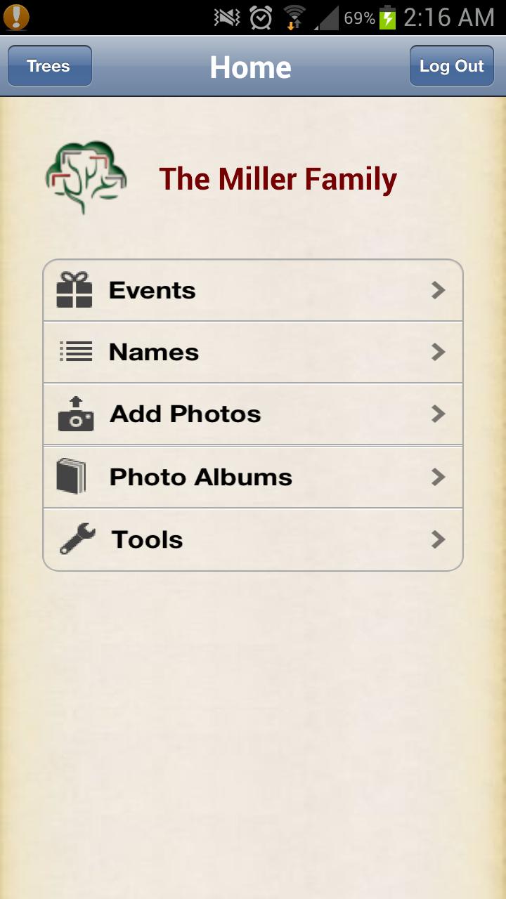TribalPages Family Tree