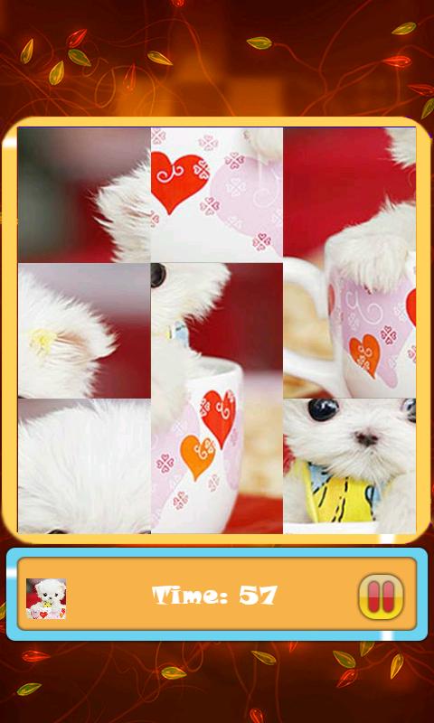 Cute Puppies Tiles Puzzle