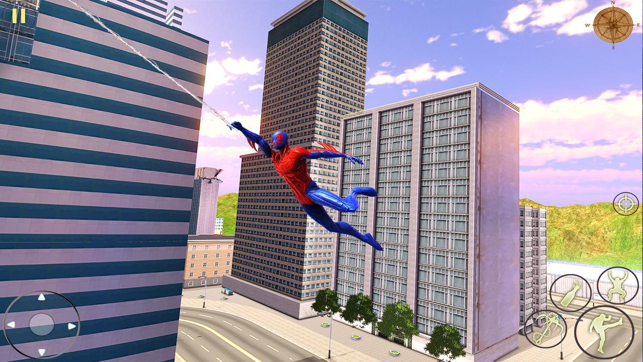 Rope Hero Crime City Game - Spider Gangster Mafia