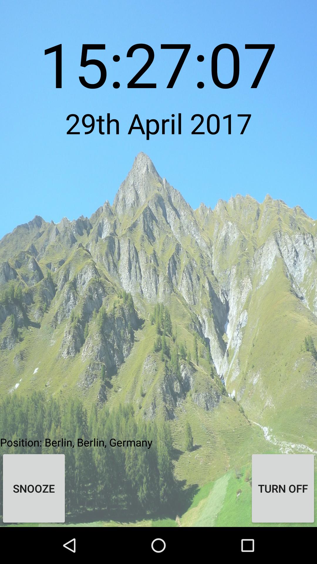 Speaking alarm clock