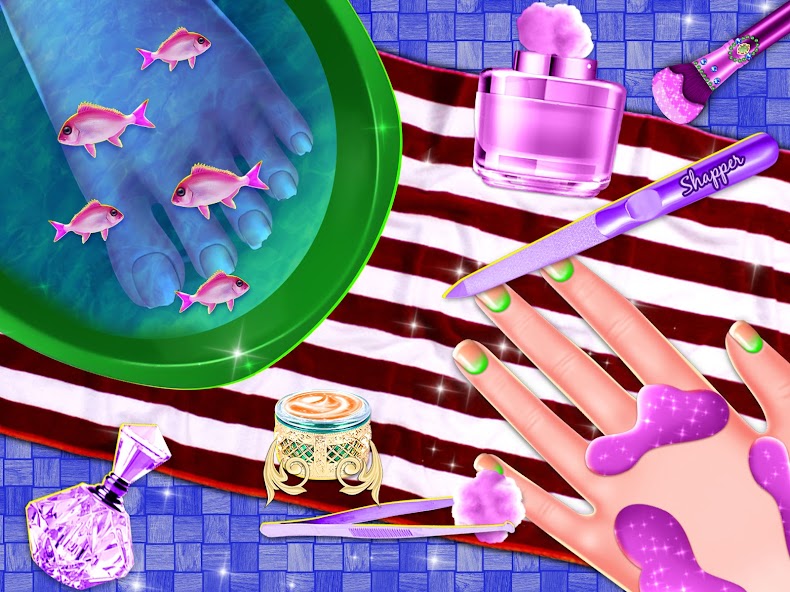 Spa Makeover Fun with Daddy