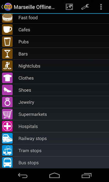 Marseille Offline City Map