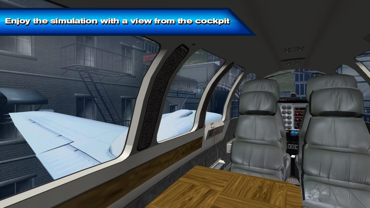 Airport: Pilot in Airplane 3D