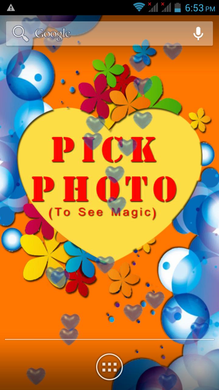 Lover's Photo Hearts Wallpaper