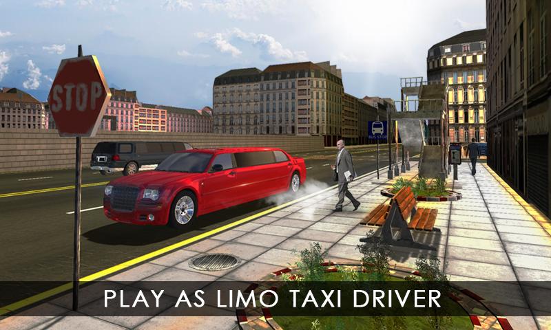 City Limo Taxi Driving Sim