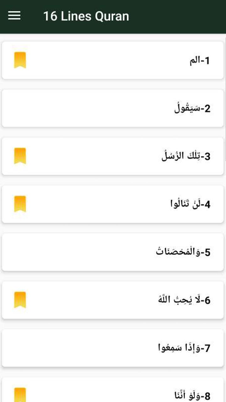 16 Line Hafizi Quran