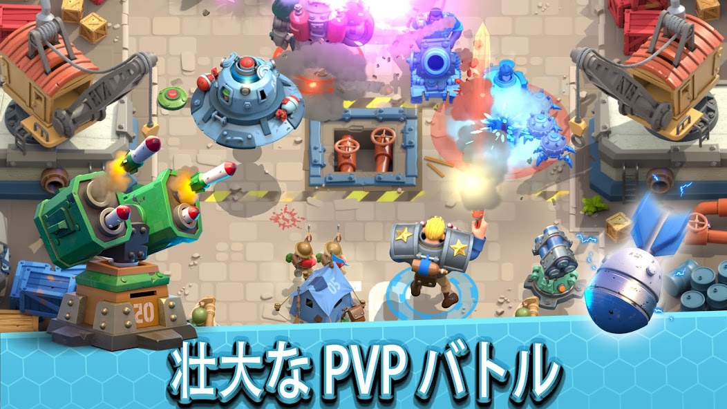 Rebel Bots: Epic War PvP RTS