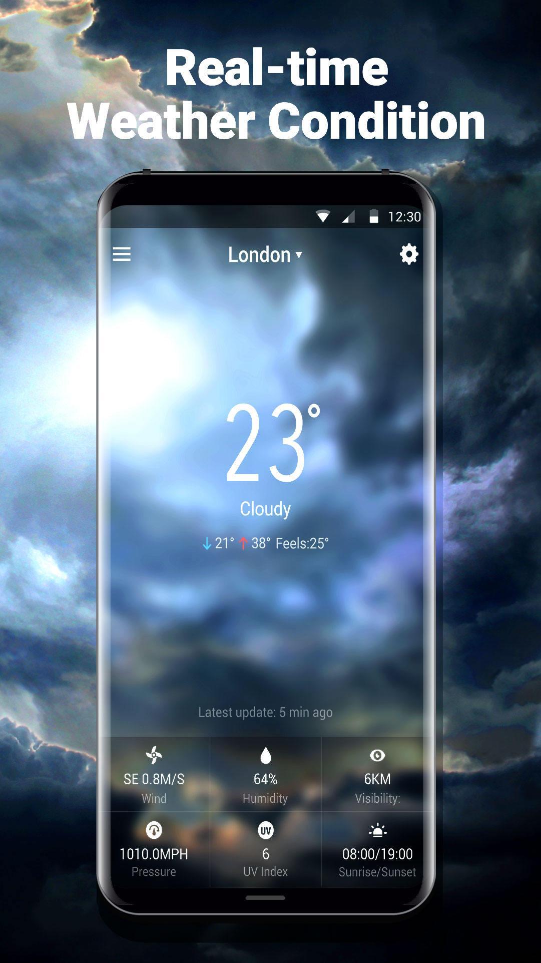Flip Clock & Weather Widget