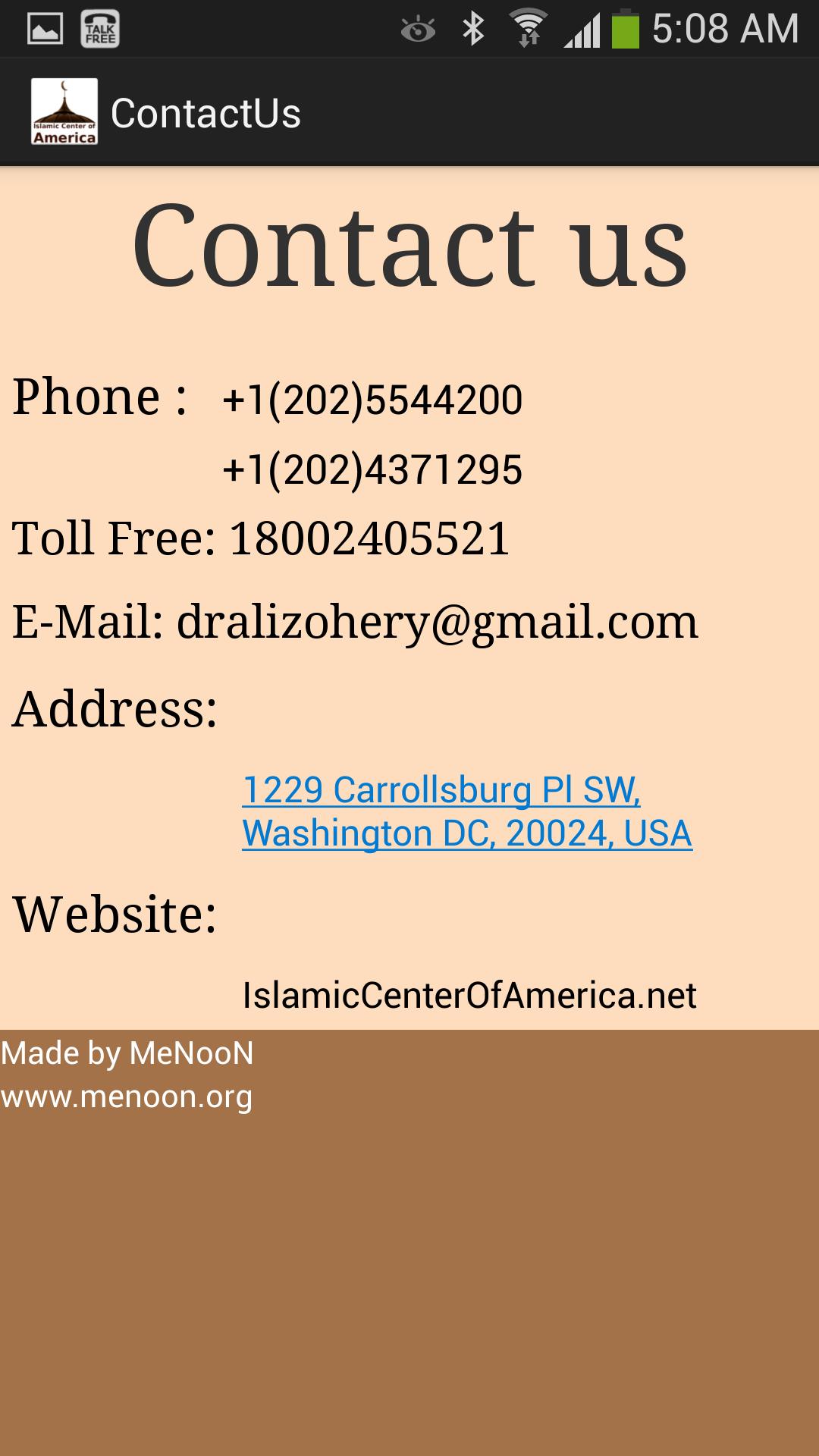 The Islamic Center of America