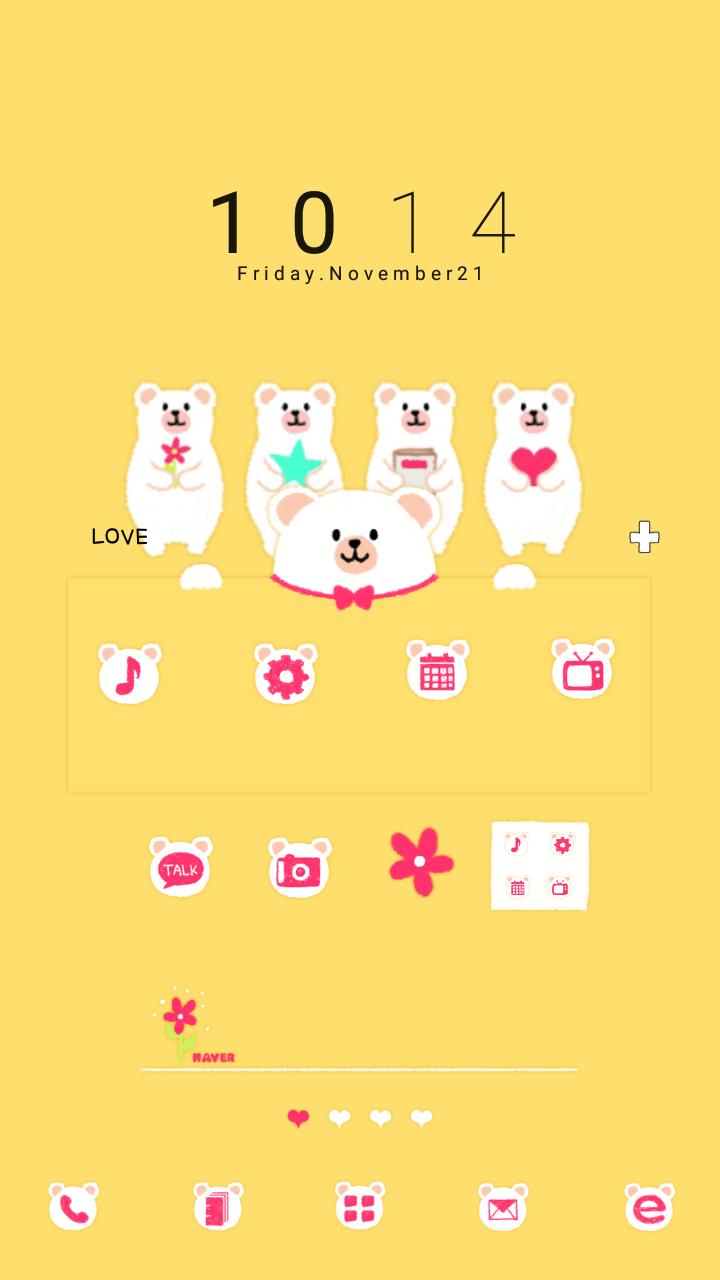 Teddy dodol launcher theme
