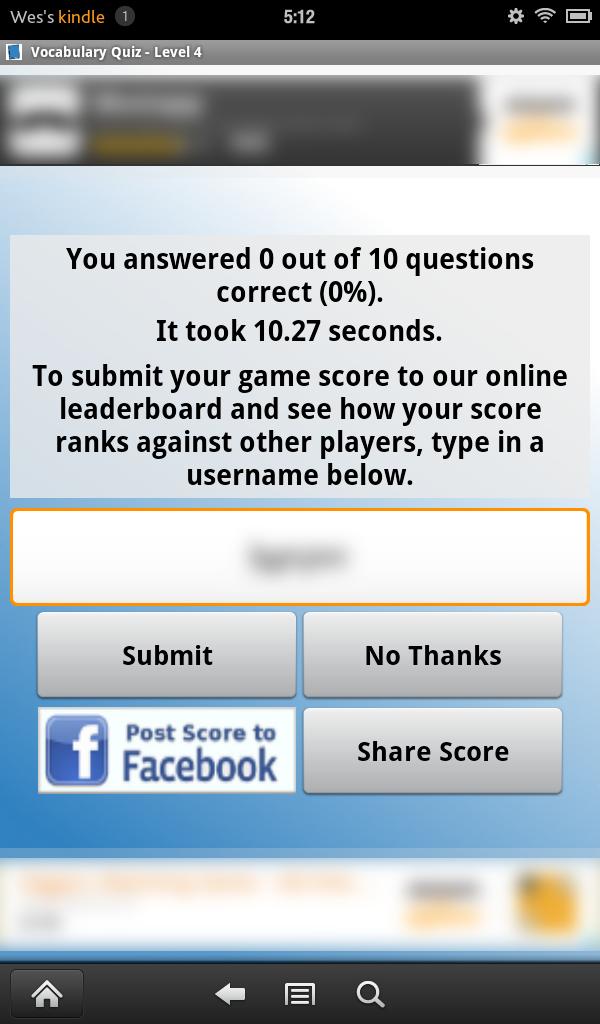 English Vocabulary Level 4