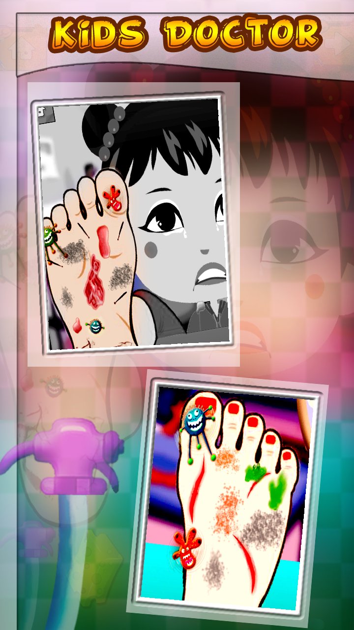 Baby Girl Foot Doctor Game