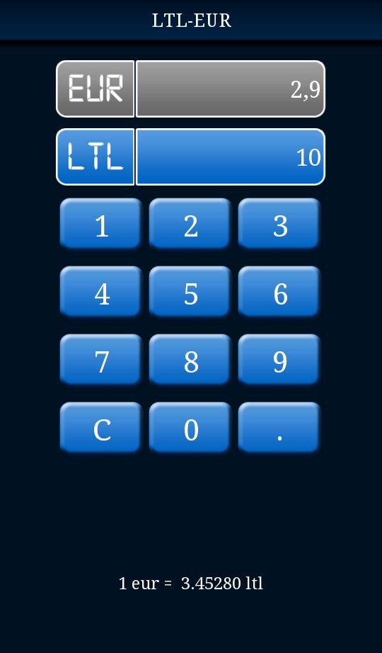 LTL-EUR calculator