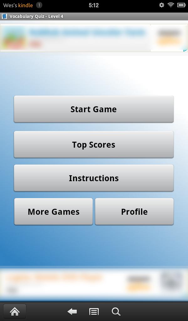 English Vocabulary Level 4