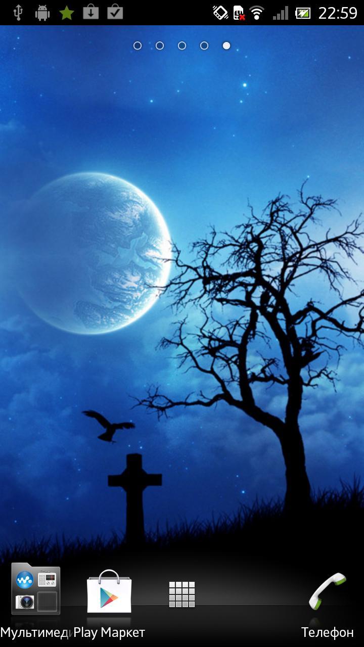 Full Moon Live Wallpaper