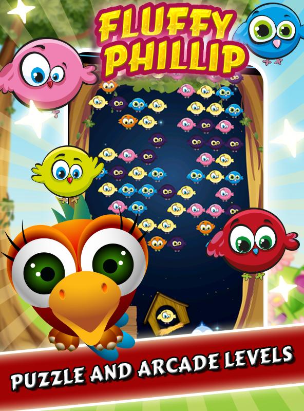 Fluffy Phillip Bubble Shooter