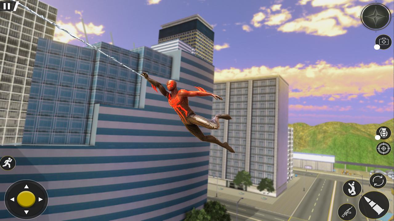 Spider Rope Hero Gangster: Crime City Simulator 3D