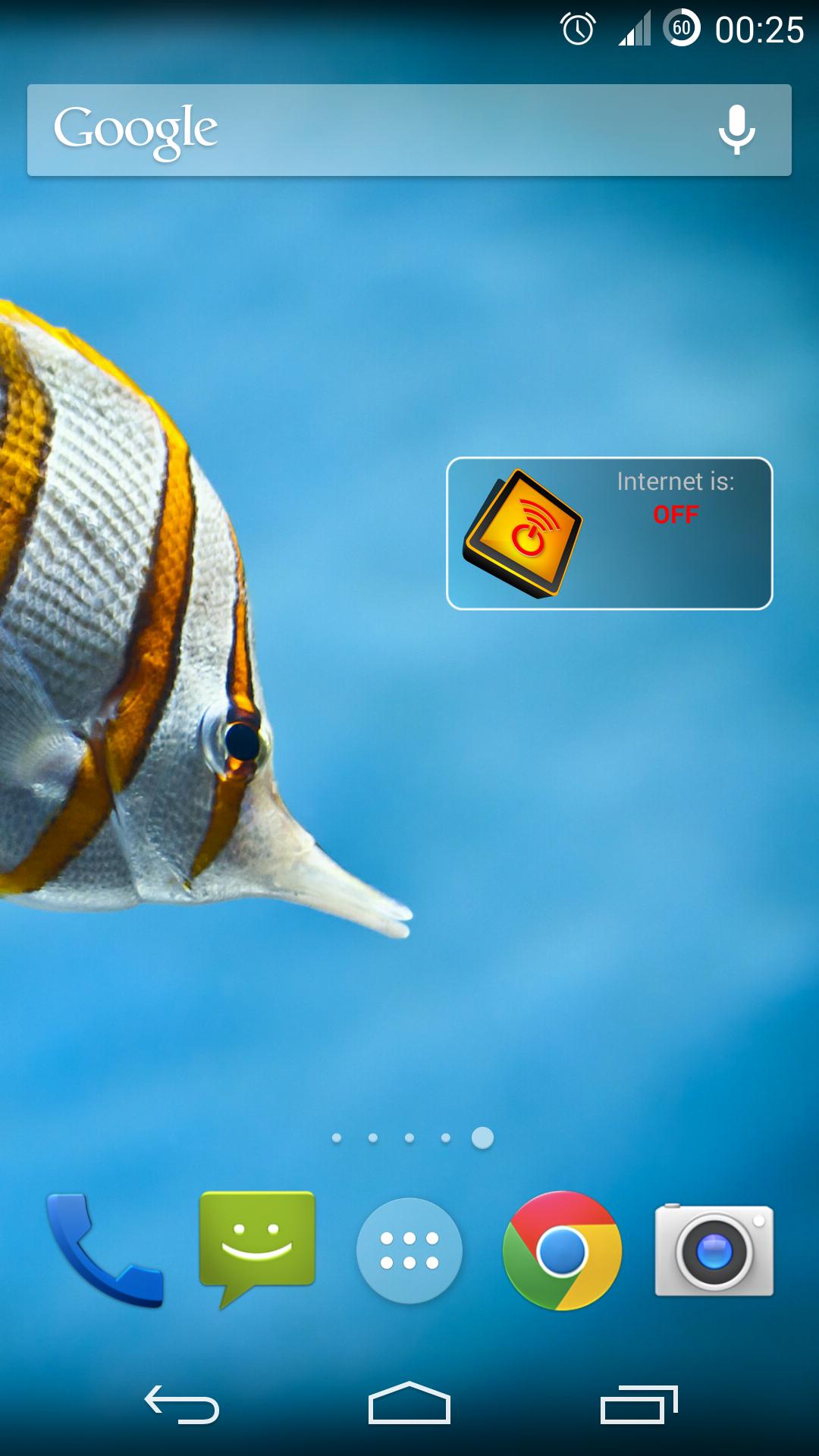Internet Toggle Widget