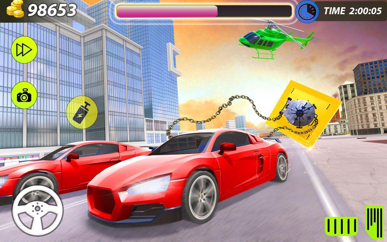 Army Chase Gangster: Chained Cars