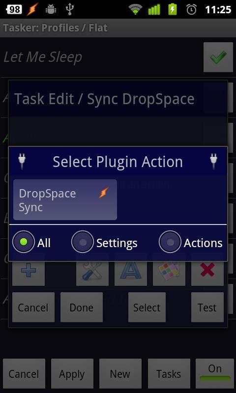 DropSpace Plugin For Tasker