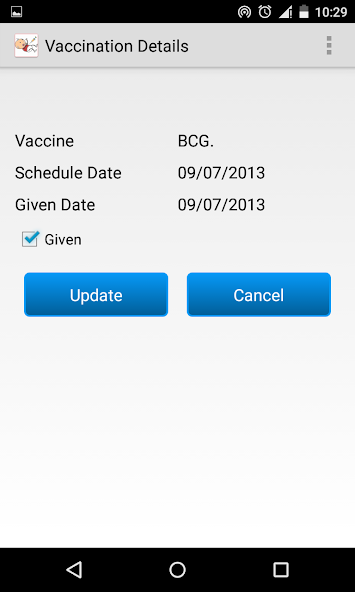 Child Vaccination Schedule