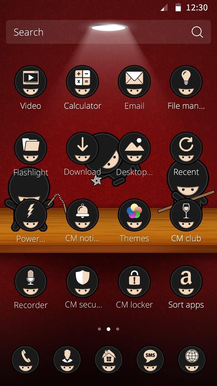 Cute Ninja Theme