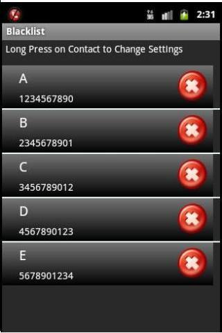 Block Calls (Reject Calls)