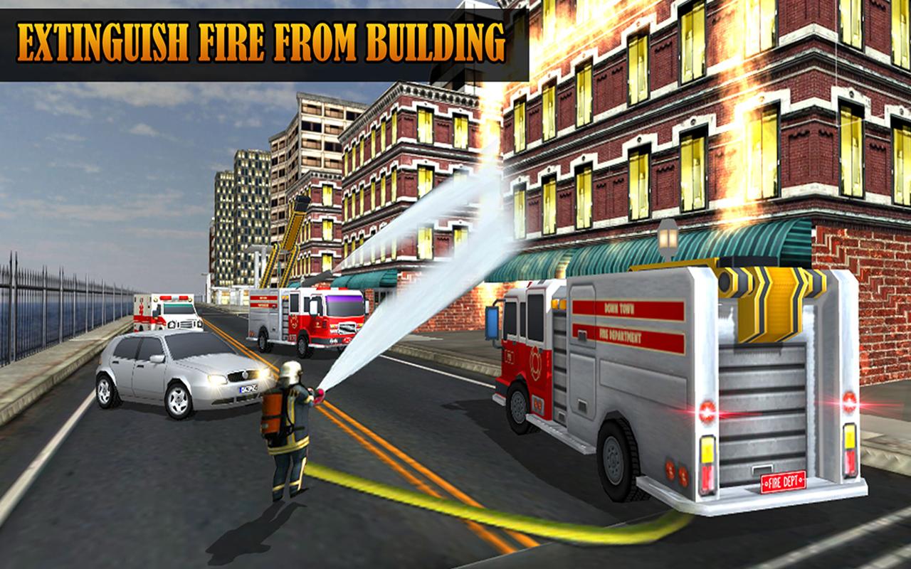 911 Fire Truck Rescue Sim 3D