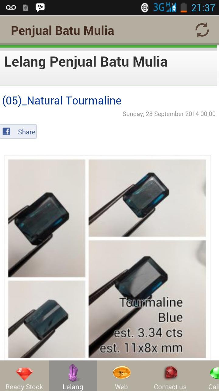 Penjual Batu Mulia (Gemstones)