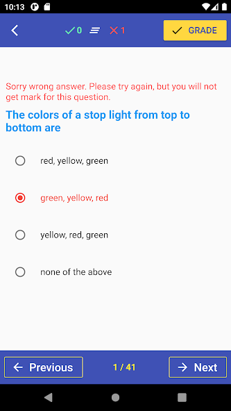Indiana Driving Test