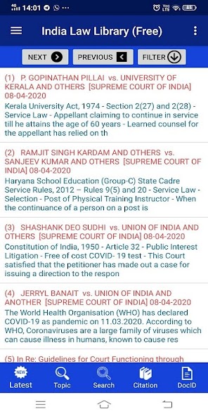 India law Library (Law App)