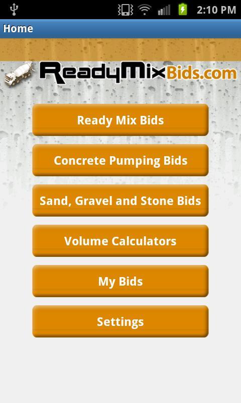 Ready Mix Bids